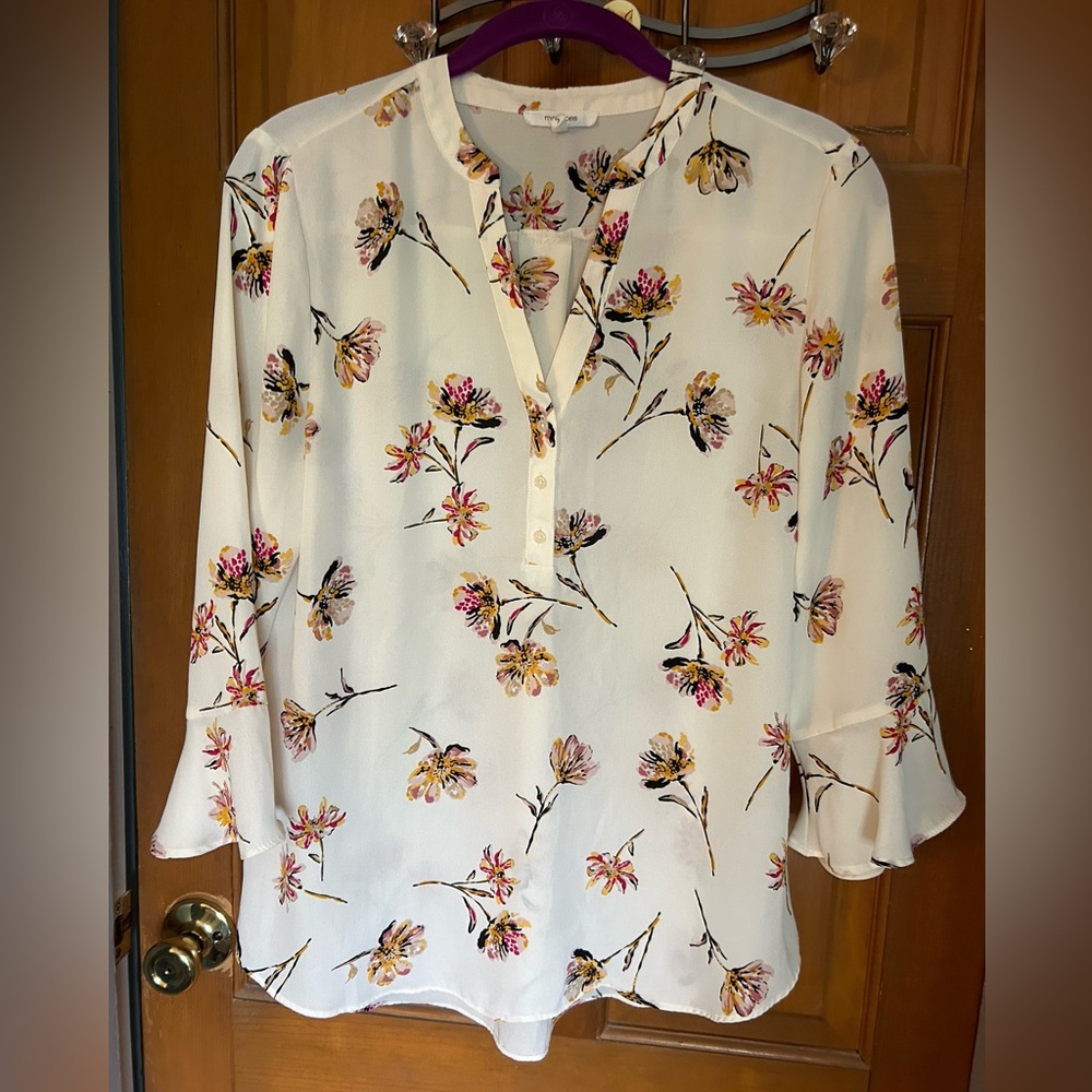 Lightweight Floral Summer Blouse